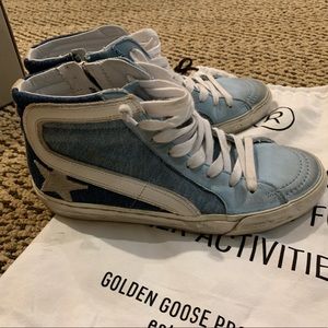 RARE DENIM GOLDEN GOOSE SNEAKERS
